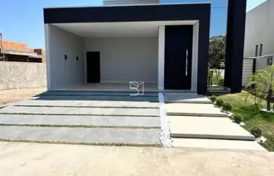 Casa condomínio belvedere 2 com 3 suítes, fachada moderna, acabamento premium