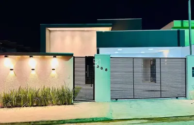 Casa terrea, 3 quartos 1 suite, banheiro social moveis planejados, cosinha ampla