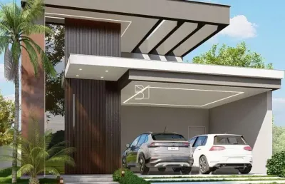 Casa terrea primor , 3  suites 1 com closet master, piscina , moveis planejados.