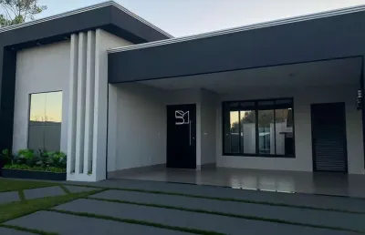 Casa chapada dos guimarães, 3 suites, lavanderia, lavabo, piscina, área gourmet