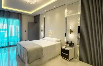 Sobrado, 4 suites, moveis planejados, lavabo, lavanderia, 4 garagens de carro