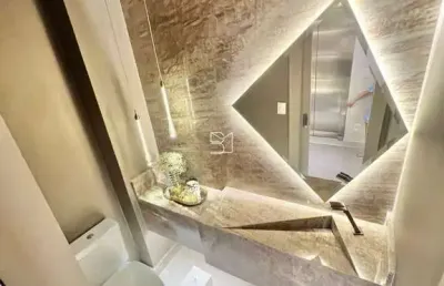Condominio edifício splendore, 3 suites, lavanderia, sacada, lavabo, 2 garagens