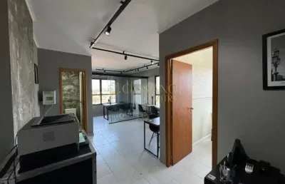 Sala comercial mobiliada à venda de 38m² | 01 banheiro e 01 vaga de garagem privativa | edifício sky espaço empresarial - centro | são josé dos campos |