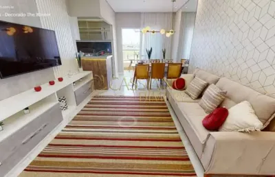 Apartamento à venda de 84,22m² | 03 dormitórios, sendo 01 suíte e 01 vaga de garagem | edifício the winner - loteamento vila branca | jacareí |