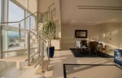 Cobertura mobiliada à venda de 283m² | 04 dormitórios, sendo 02 suítes e 03 vagas de garagem | cond. authentique - vila ema | são josé dos campos |