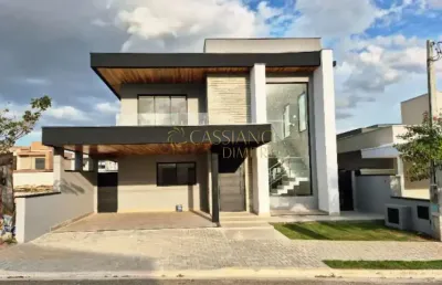 Casa à venda de 256,78m² | 04 dormitórios, sendo suítes e 02 vagas de garagem | condomínio reserva rudá - loteamento floresta | são josé dos campos |