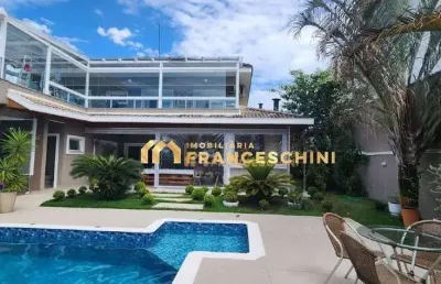 Excelente casa moderna - reserva do paratehy - 04 suítes - 400m2 ac - urbanova