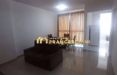 Locação - apto. mobiliado - 01 dormt. - 57m2 - varanda - vaga de garagem