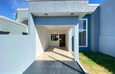 Casa com 3 quartos, cozinha e sala com móveis planejados,  à venda em marechal cândido rondon, andorinha