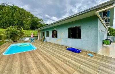 Chácara à venda em marechal cândido rondon, dist. margarida, com 3 casas, 24.200m²