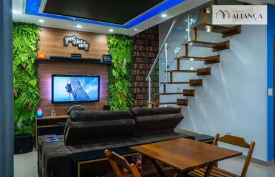 Cobertura com 2 dormitórios à venda, 90 m² por r$ 675.000,00 - vila assunção - santo andré/sp
