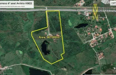Terreno à venda, 80000 m² por r$ 10.500.000,00 - urucutuba (jurema) - caucaia/ce