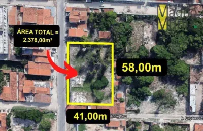 Terreno à venda, 2378 m² por r$ 1.300.000,00 - lagoa redonda - fortaleza/ce