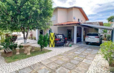 Linda casa duplex muito espaçosa com com 3 suítes à venda, 266 m² por r$ 1.600.000 - de lourdes - fortaleza/ce