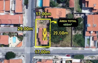 Casa duplex com 3 quartos à venda, 193 m² por r$ 669.000 - cidade dos funcionários - fortaleza/ce