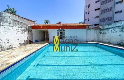 Casa plana com piscina e 3 quartos à venda, 396 m² por r$ 519.000 - papicu - fortaleza/ce
