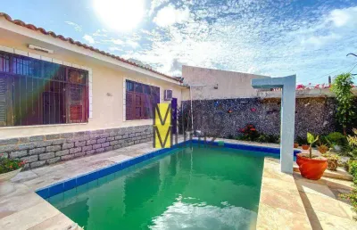 Casa ampla com 3 quartos e lazer privativo à venda, 180 m² por r$ 680.000 - papicu - fortaleza/ce