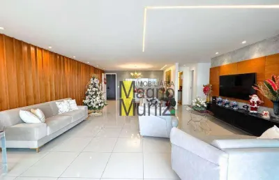 Apartamento alto padrão com 03 suítes à venda, 205 m² por r$ 1.650.000 - guararapes - fortaleza/ce