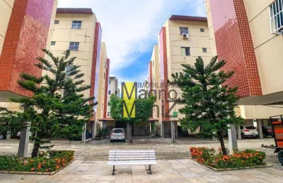 Edifício rachel de queiroz - apartamento com 3 quartos à venda, 82 m² por r$ 220.000 - parreão - fortaleza/ce