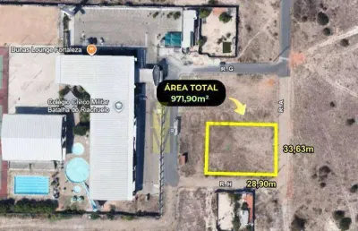 Terreno à venda, 971 m² por r$ 590.000,00 - dunas - fortaleza/ce
