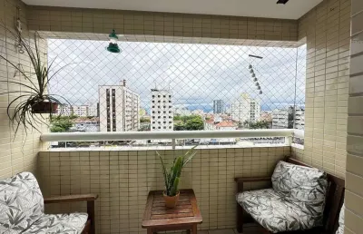 Apartamento à venda, 3 quartos, 1 suíte, 2 vagas, boqueirão - santos/sp