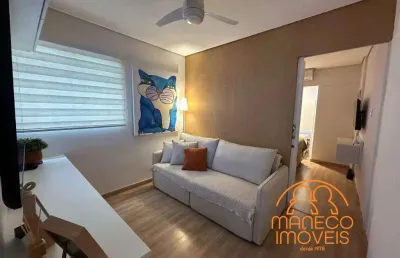 Apartamento à venda, 1 quarto, 1 vaga, ponta da praia - santos/sp