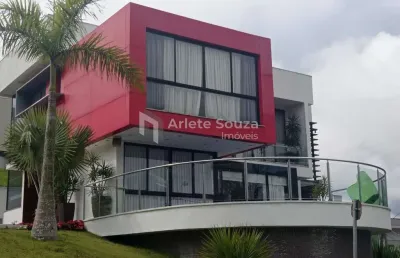 Casa em condomínio para locação em arujá, residencial real park, 5 dormitórios, 5 suítes, 7 banheiros, 6 vagas
