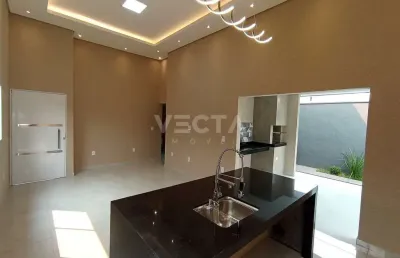 Casa nova de 130m² com suíte e área gourmet em terreno de 200m² - jardim gerotto, mirassol-sp