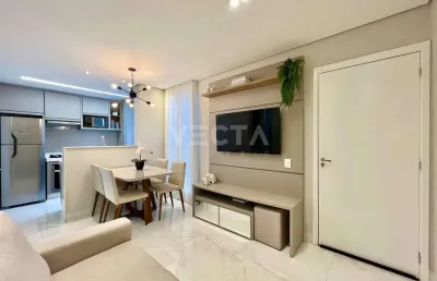 Apartamento totalmente mobiliado no condomínio parque rio paraná no jardim nunes