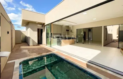 Casa nova com 3 suítes e área gourmet no condomínio village provence