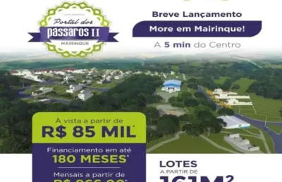 Loteamento em mairinque - novo bairro planejado - investimento ou moradia
