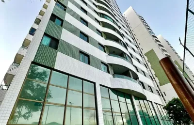 Alugo apartamento mobiliado – andar alto – nascente – madalena, recife/pe