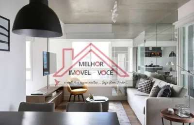 Apartamento para locação mobiliado próximo a berrini / brooklin