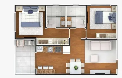 Ótimo apartamento 2 quartos com suíte - lançamento exclusivo, 56,39m² - ao lado do palladium!