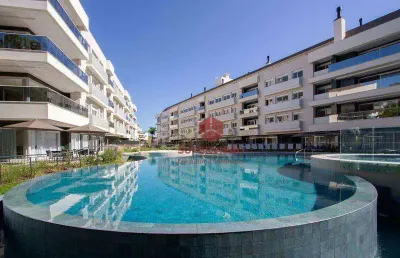 Apartamento duplex à venda, 306 m² por r$ 5.430.650,25 - jurerê - florianópolis/sc