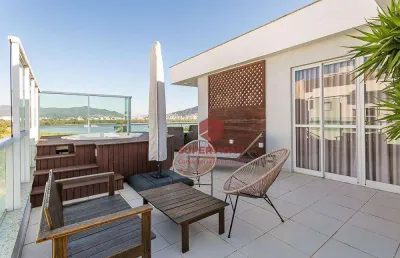 Cobertura à venda, 174 m² por r$ 3.500.000,00 - joão paulo - florianópolis/sc
