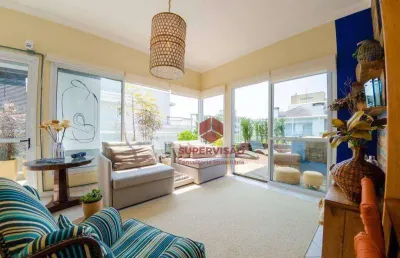 Cobertura com 4 quartos à venda, 210 m² por r$ 3.800.000 - jurerê internacional - florianópolis/sc