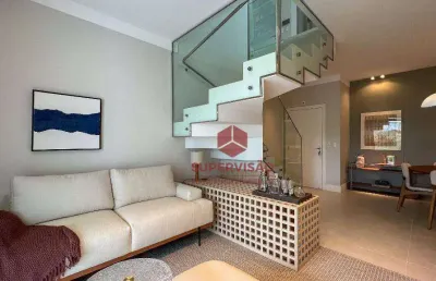 Apartamento duplex à venda, 180 m² por r$ 6.865.150,83 - jurerê - florianópolis/sc