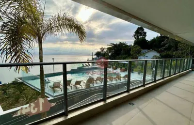Apartamento à venda, 152 m² por r$ 3.900.000,00 - cacupé - florianópolis/sc
