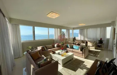 Cobertura à venda, 376 m² por r$ 4.900.000,00 - beira mar - florianópolis/sc