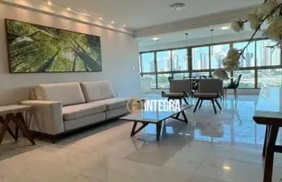 Apartamento mobiliado com 4 dormitórios à venda, 255 m² por r$ 2.500.000 - bairro dos estados - joão pessoa/pb