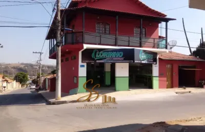 Casa com ponto comercial à venda – bairro canaã, juatuba/mg