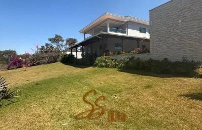 Casa de alto padrão no condomínio fechado rancho grande – mateus leme/mg   terreno amplo com 2.500 m²