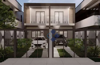 Sobrado com 3 dormitórios à venda, 59 m² por r$ 359.000,00 - sítio cercado - curitiba/pr