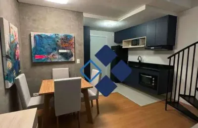 Loft com 1 dormitório para alugar, 44 m² por r$ 4.090,00/mês - água verde - curitiba/pr