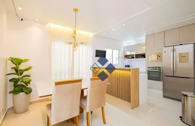 Sobrado com 3 dormitórios, 81 m² - venda por r$ 519.000,00 ou aluguel por r$ 3.410,83/mês - santa cândida - curitiba/pr