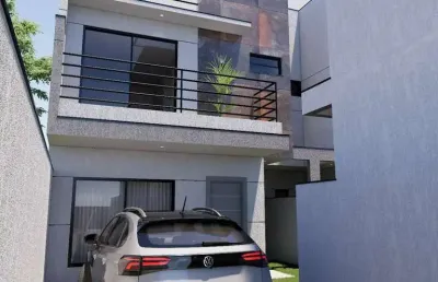 Casa em condomínio fechado com 3 quartos à venda na augusto dalegrave figueiredo, 296, xaxim, curitiba por r$ 699.000