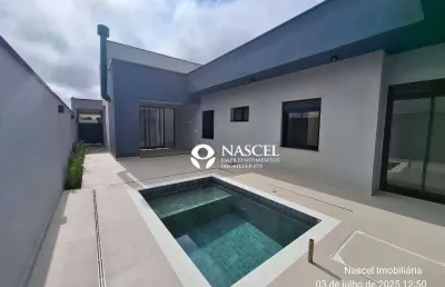 Venda - casa nova, térrea, pronta para morar - aceita financiamento - excelente localização