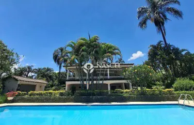 Magnifica  residência térrea,  com  5.196m²,  no jardim das palmeiras,  com opção de permuta