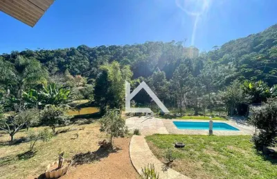 Chácara com 2 dormitórios à venda, 3600 m² por r$ 749.000 - albuquerque - teresópolis/rj